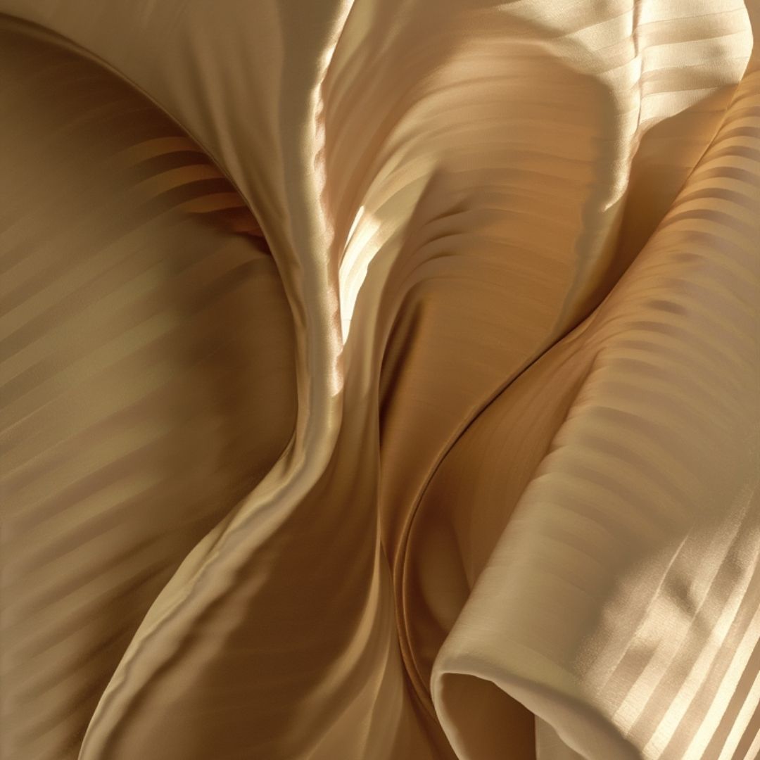 Honey Stripe Duvet Cover Set