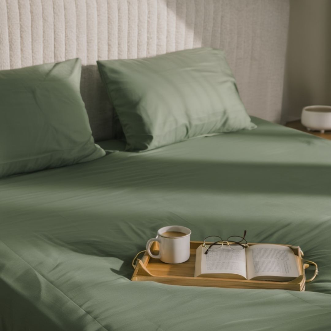 Forest Bloom Cotton Bedding Set