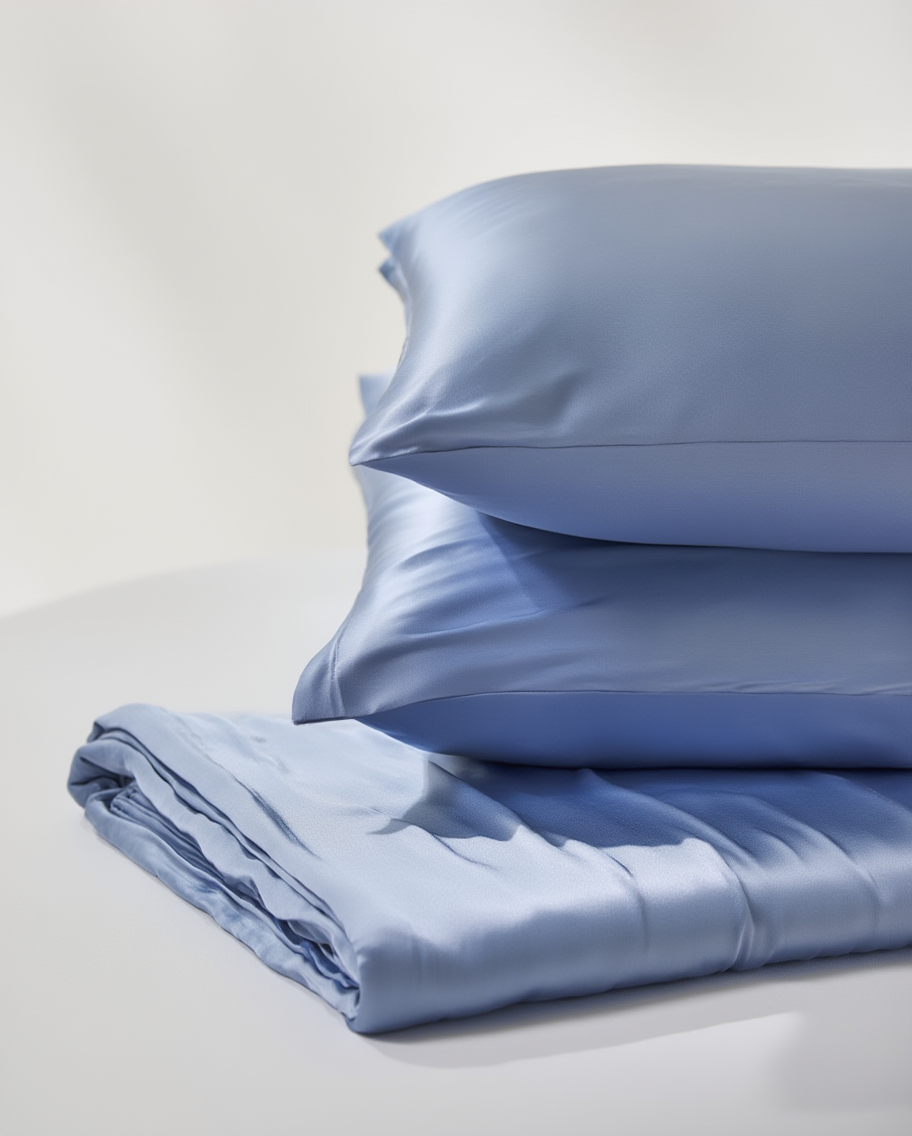 Sea Satin Sheet Set