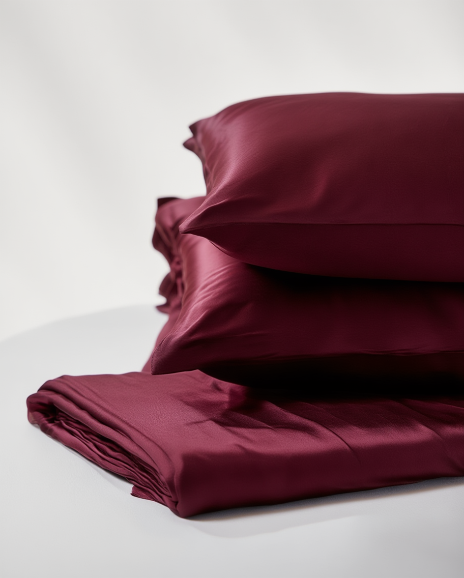 Mulberry Satin Sheet Set