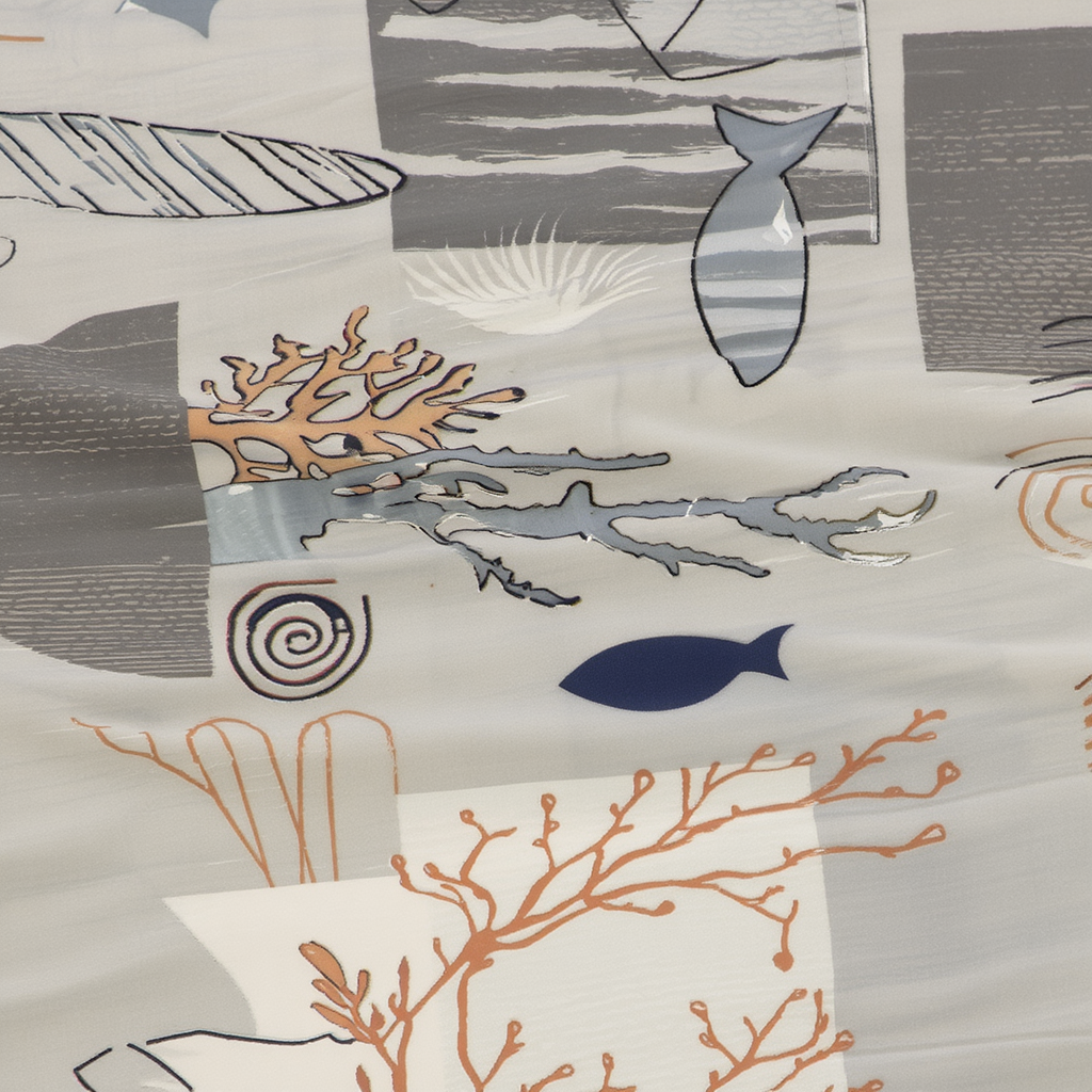 Coral Tide Cotton Bedding Set