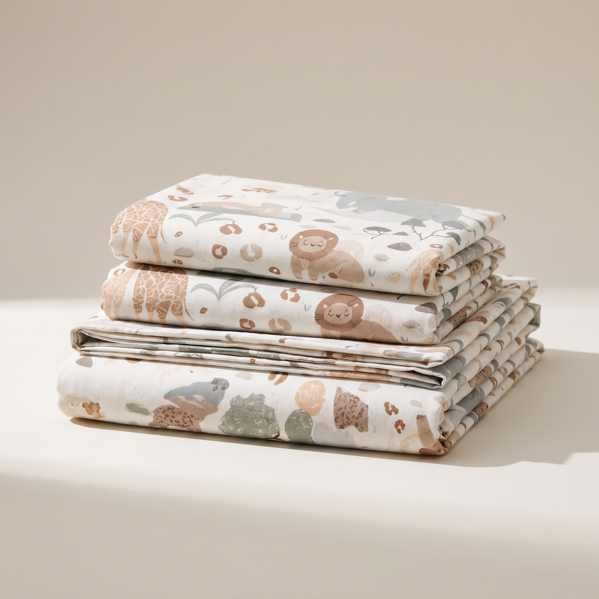 Savanna Sheet Set — folded stack