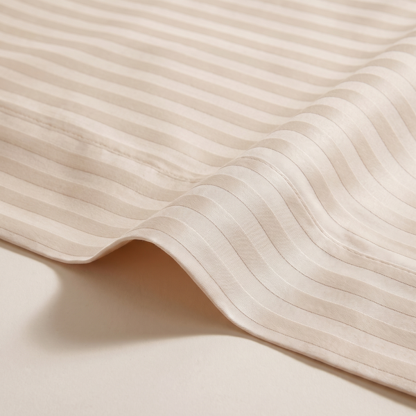 Stripe Pillowcases fold detail