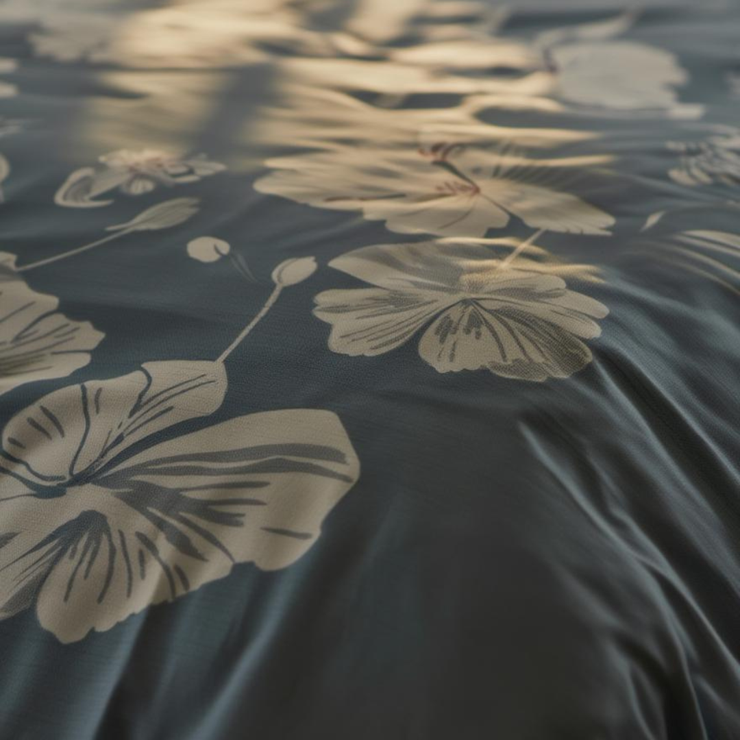 Midnight Flora Duvet Cover Set