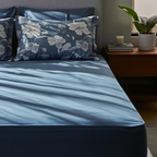 Midnight Flora Cotton Bedding Set