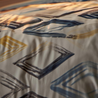 Diamond Sketch Cotton Bedding Set