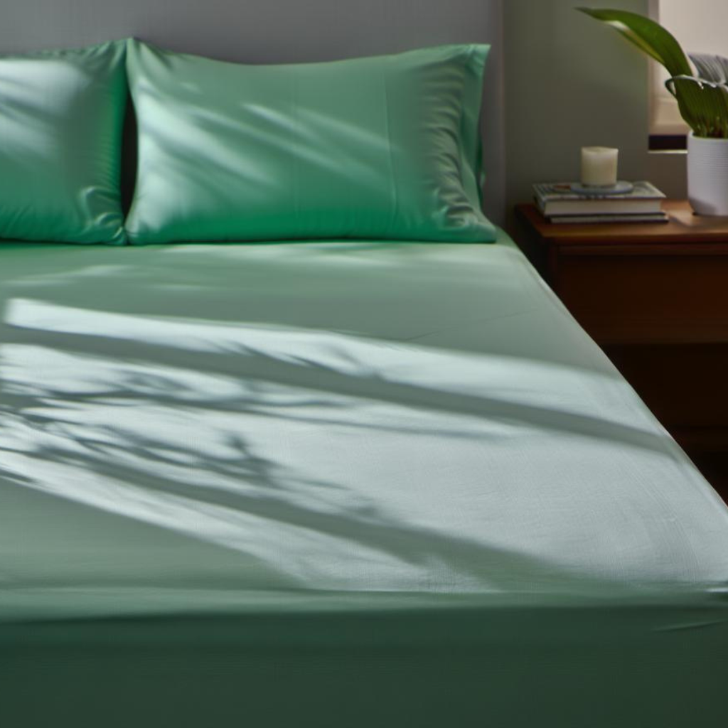 Mint Meadow Cotton Bedding Set