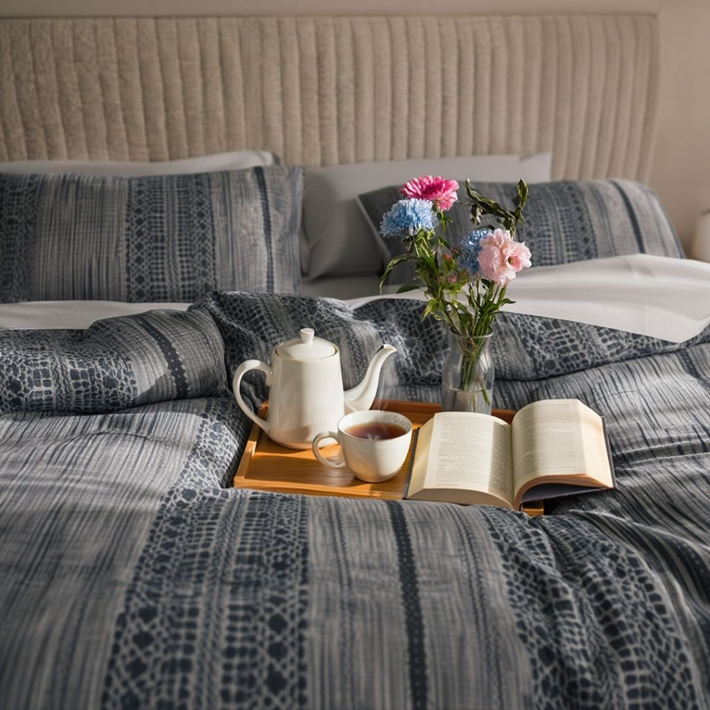 Midnight Weave Duvet Cover Set