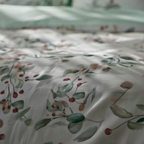 Berry Sage Cotton Bedding Set