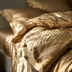 Honey Stripe Duvet Cover Set
