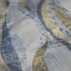 Azure Bloom Duvet Cover Set