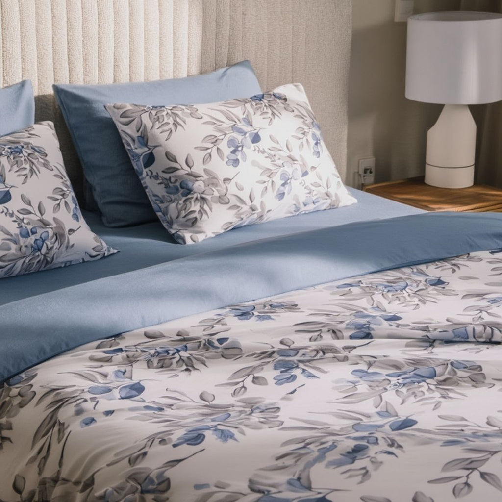 Blue Meadow Duvet Cover Set