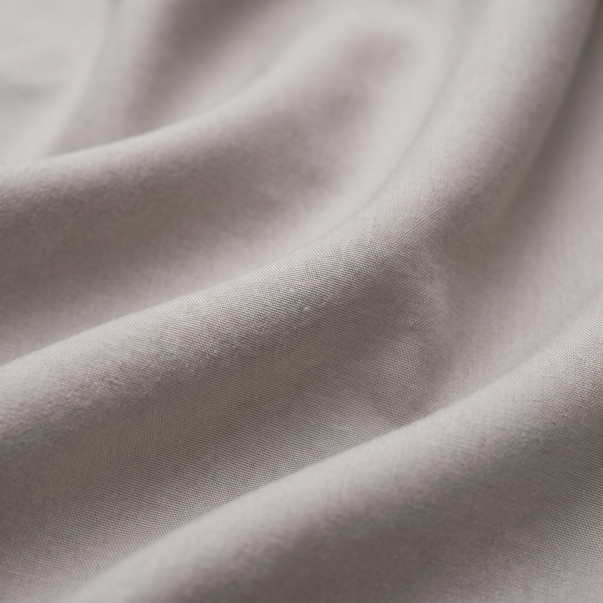 Stone Duvet Cover Set, fabric close-up, warm stone gray