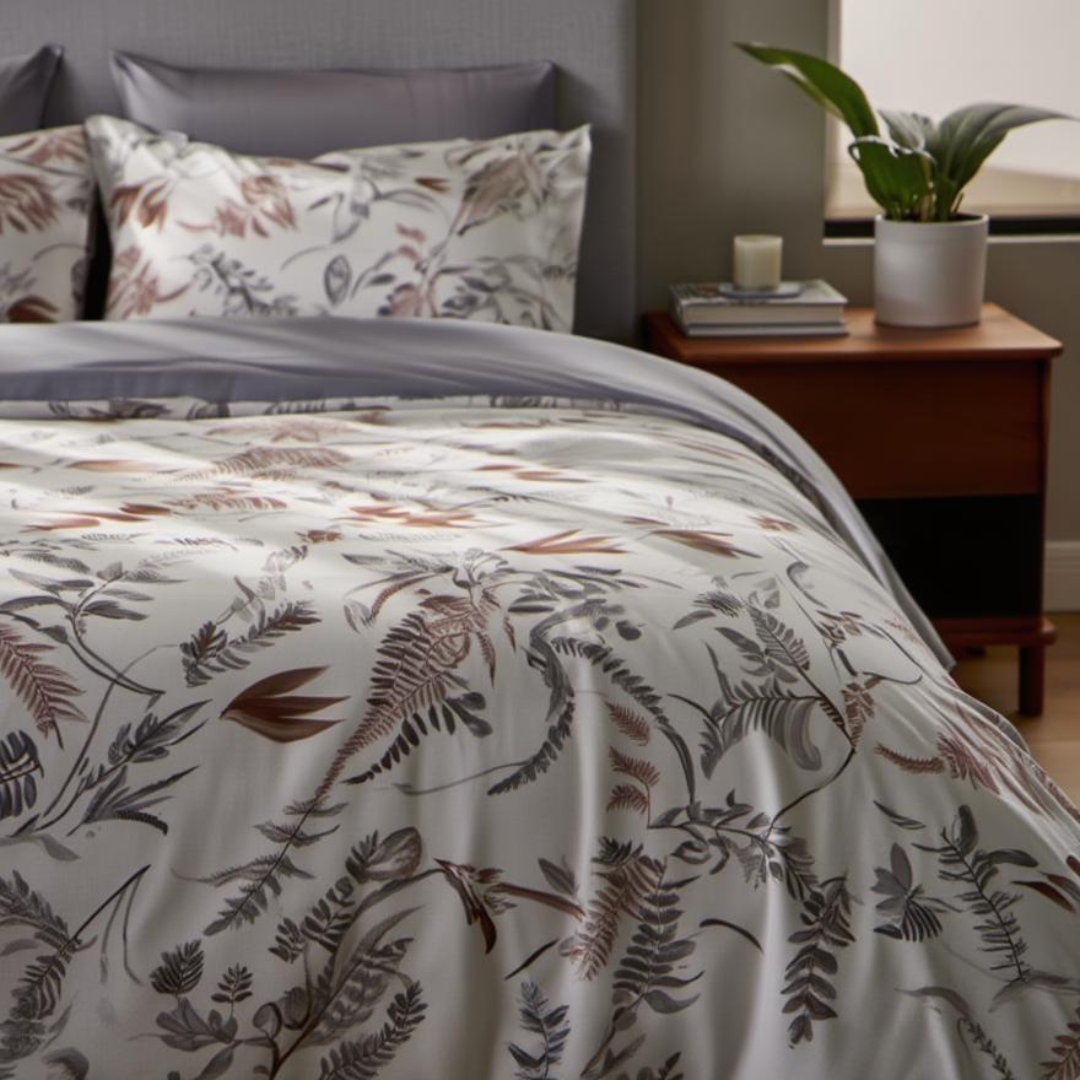 Autumn Fern Duvet Cover Set