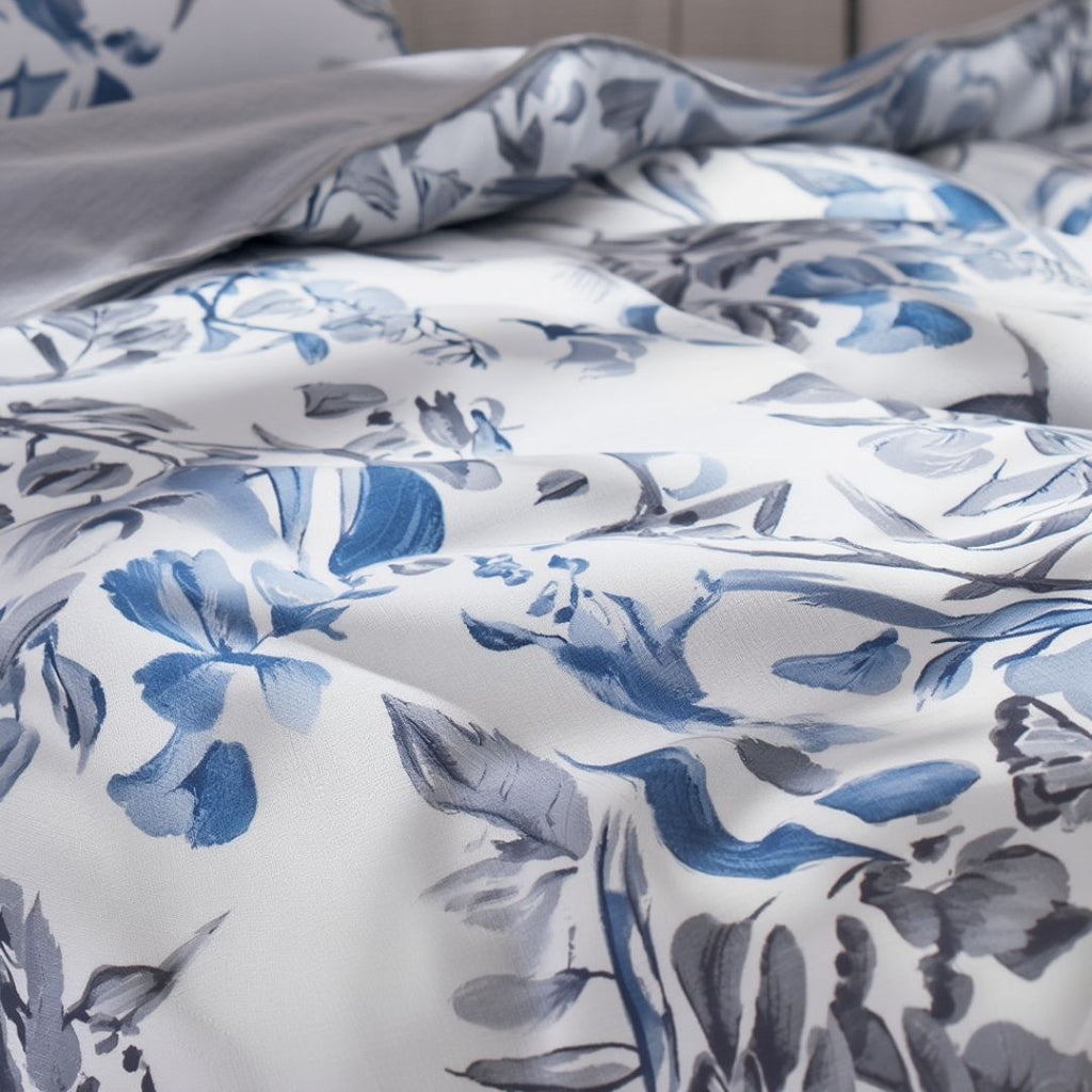 Blue Meadow Duvet Cover Set