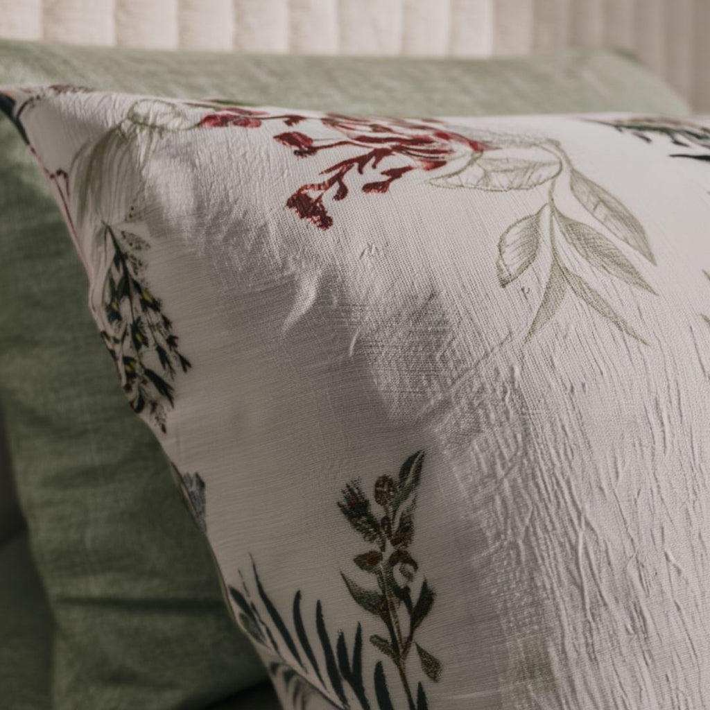 Forest Bloom Cotton Bedding Set