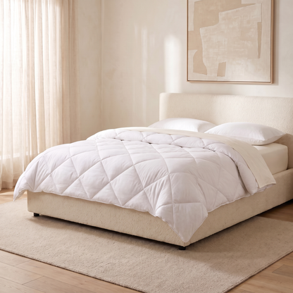 Diamond Duvet, on the bed