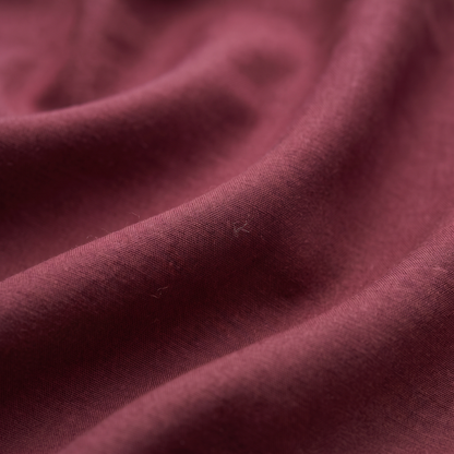 Velvet Duvet Cover Set, fabric close-up, deep wine