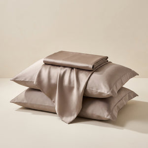 Royal Almond Satin Sheet Set
