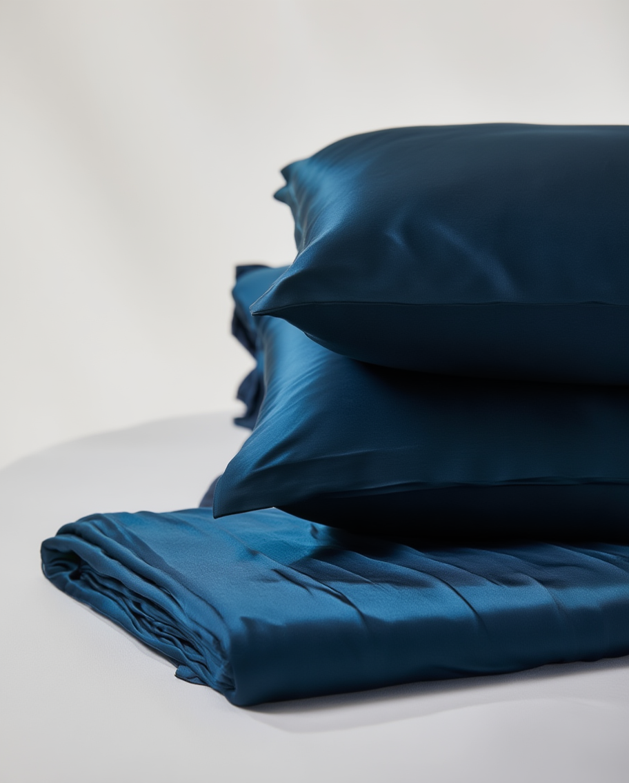 Lagoon Satin Sheet Set