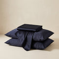 Royal Midnight Satin Sheet Set
