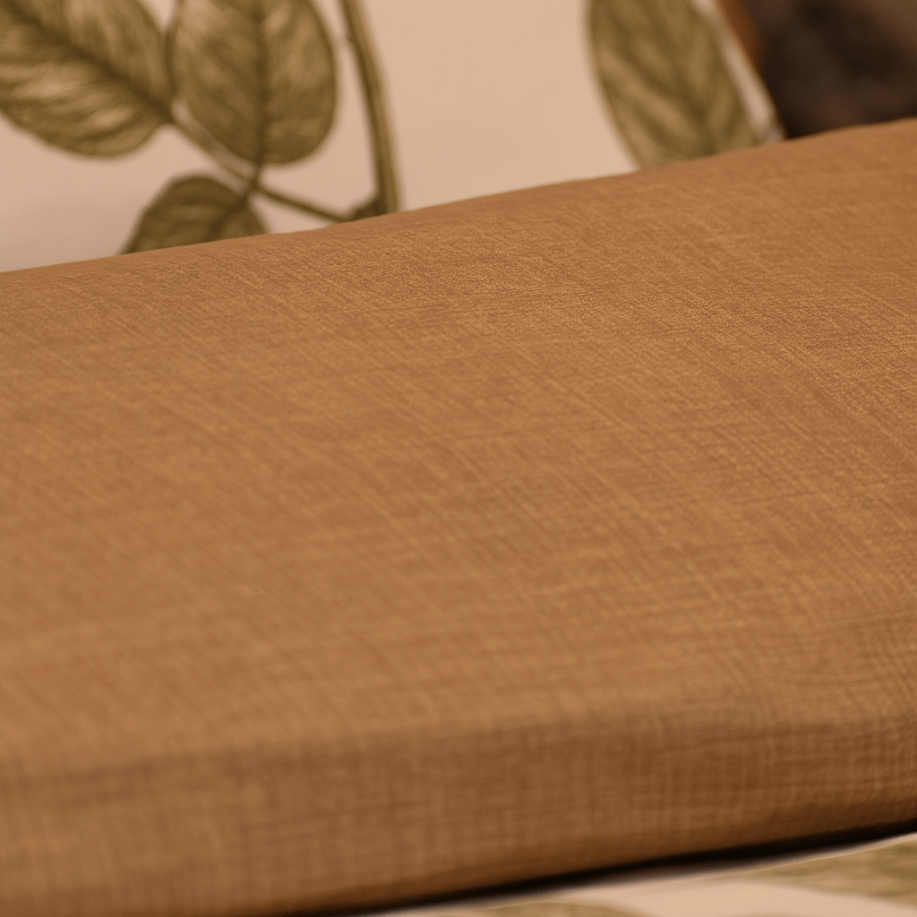 Almond Beige Cotton Bedding Set - Royal
