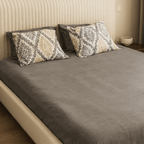 Charcoal Luxe Cotton Bedding Set - Royal