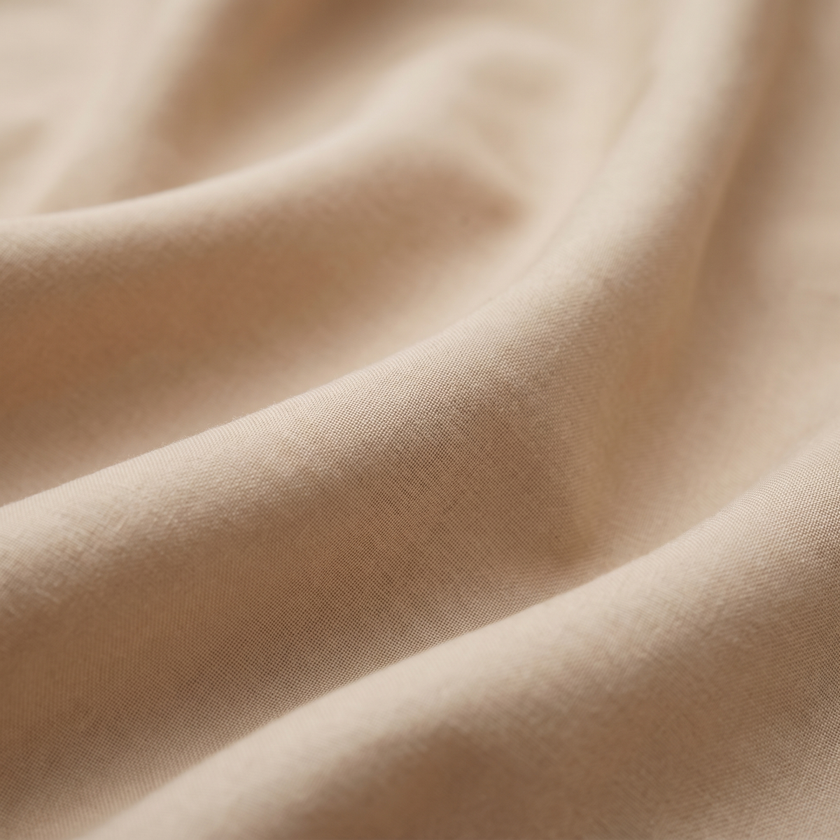 Sand Duvet Cover Set, fabric close-up, warm tan