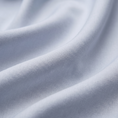 Aqua Duvet Cover Set, fabric close-up, pale water blue