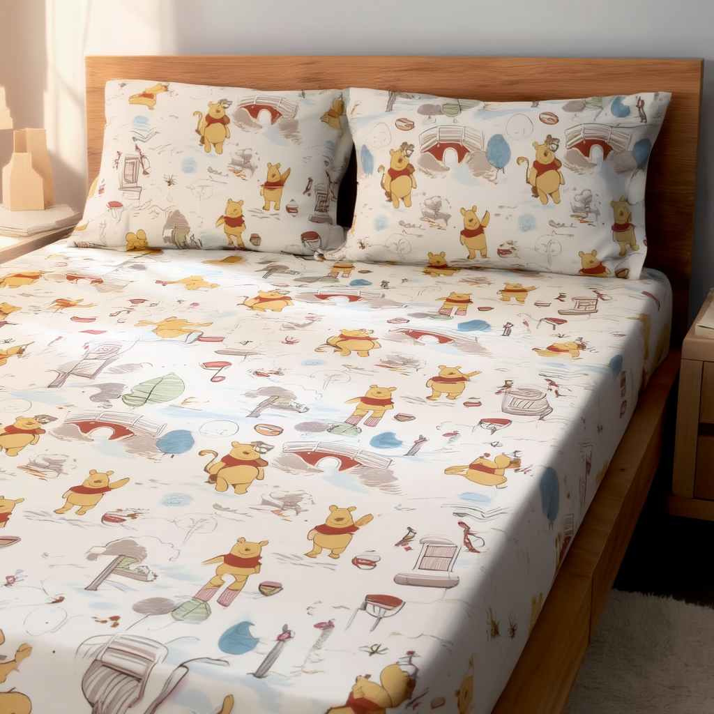 Winnie The Pooh Cotton Bedding Set