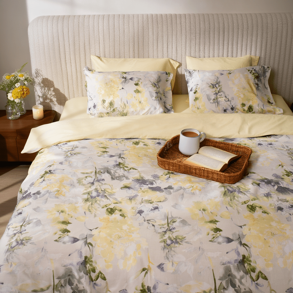 Floral Bloom Duvet Cover Set - Royal