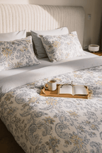 Heritage Bloom Duvet Cover Set - Royal