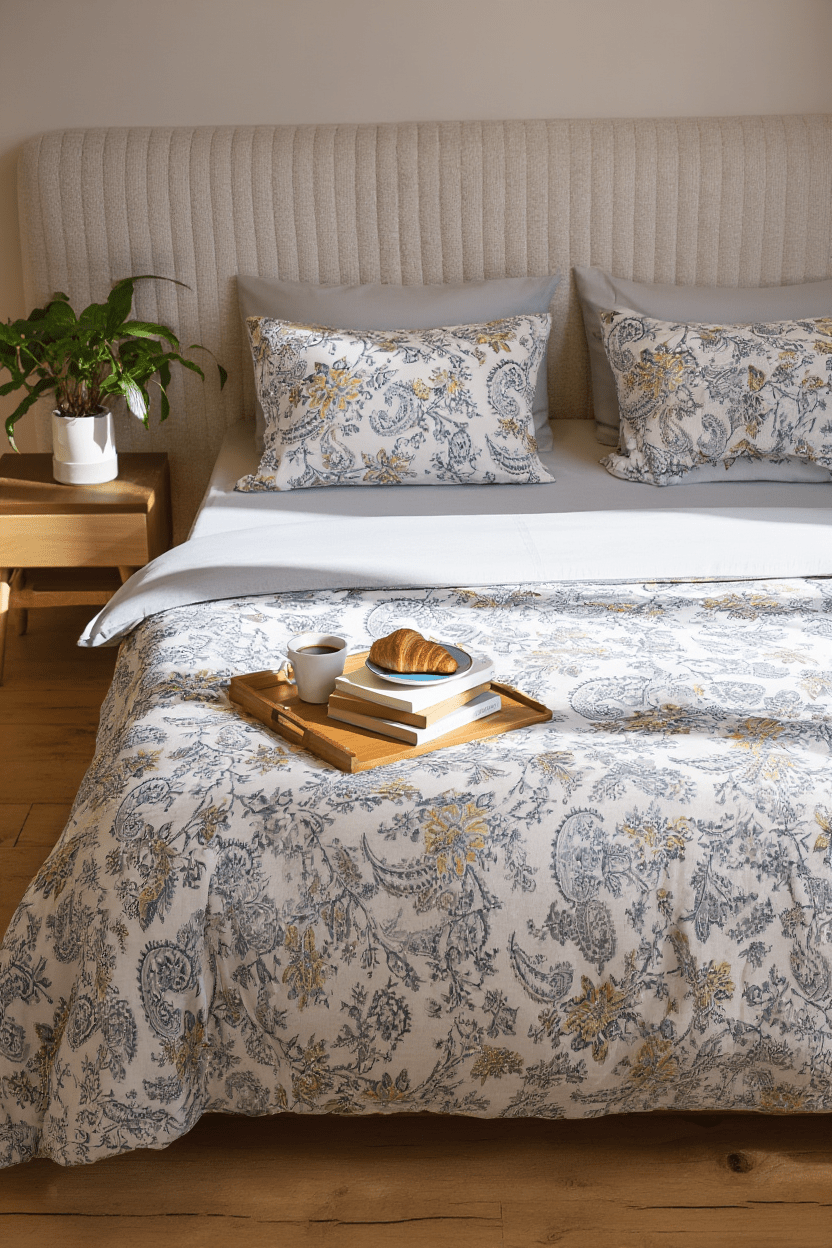 Heritage Bloom Duvet Cover Set - Royal
