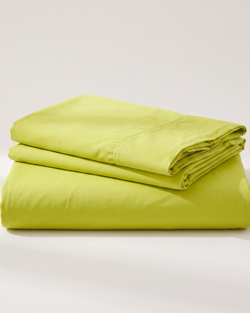 Citrus Sheet Set, folded stack