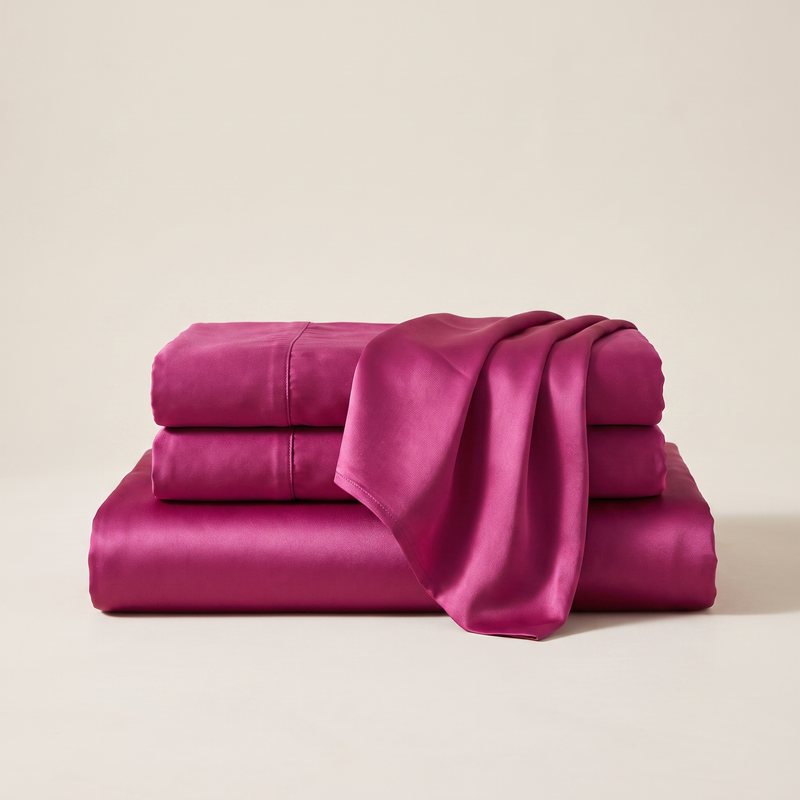 Berry Sateen Sheet Set