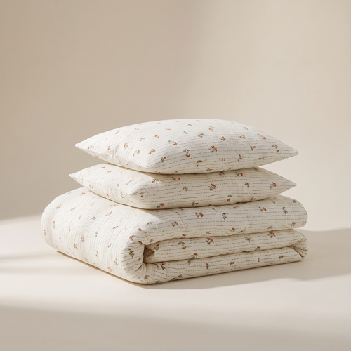 Blossom Duvet Cover Set — folded stack