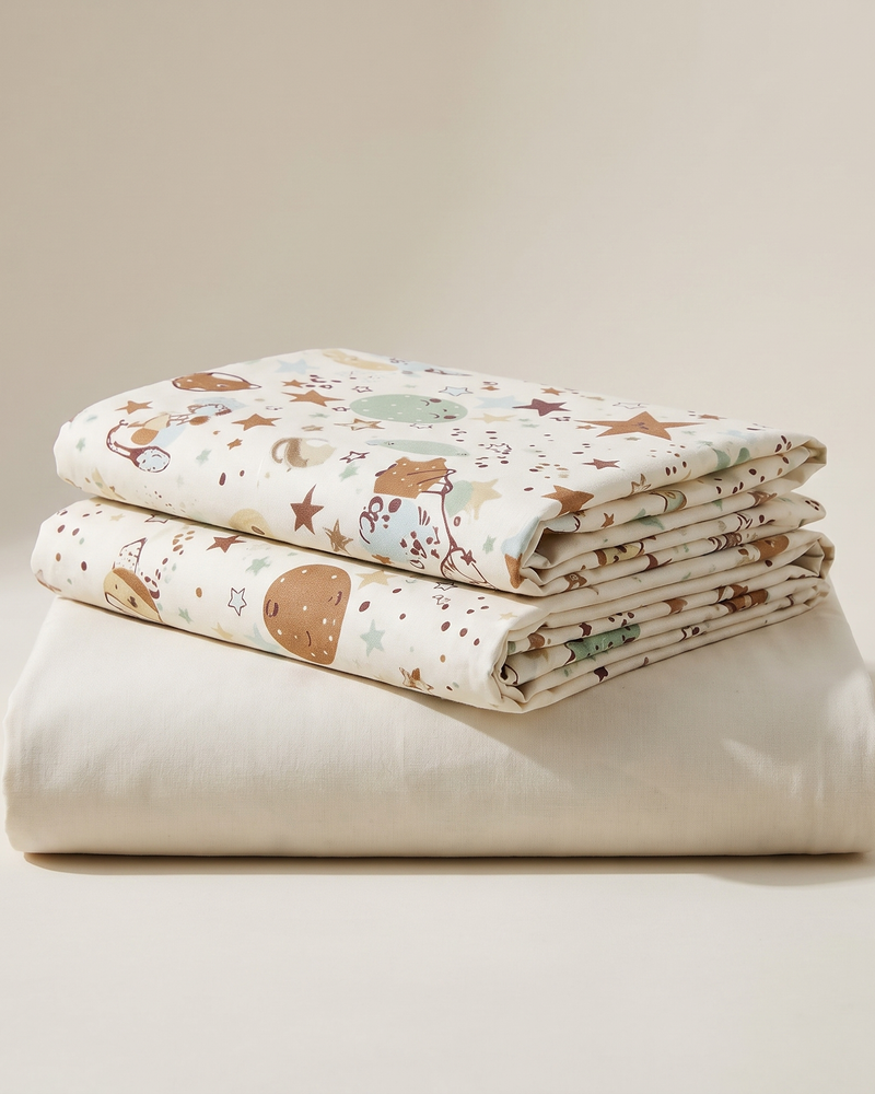 Galaxy Duvet Cover Set, folded stack