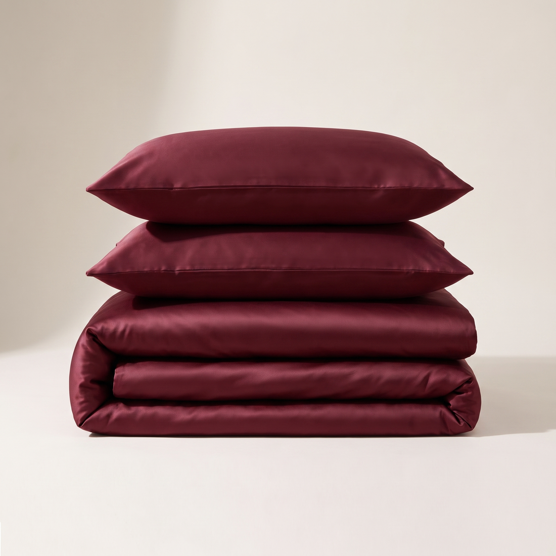 Mulberry Satin Duvet Cover Set