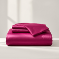 Berry Satin Duvet Cover Set