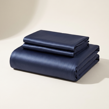 Midnight Satin Duvet Cover Set