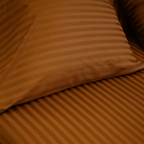 Mocha Stripe Bedding Set - Royal