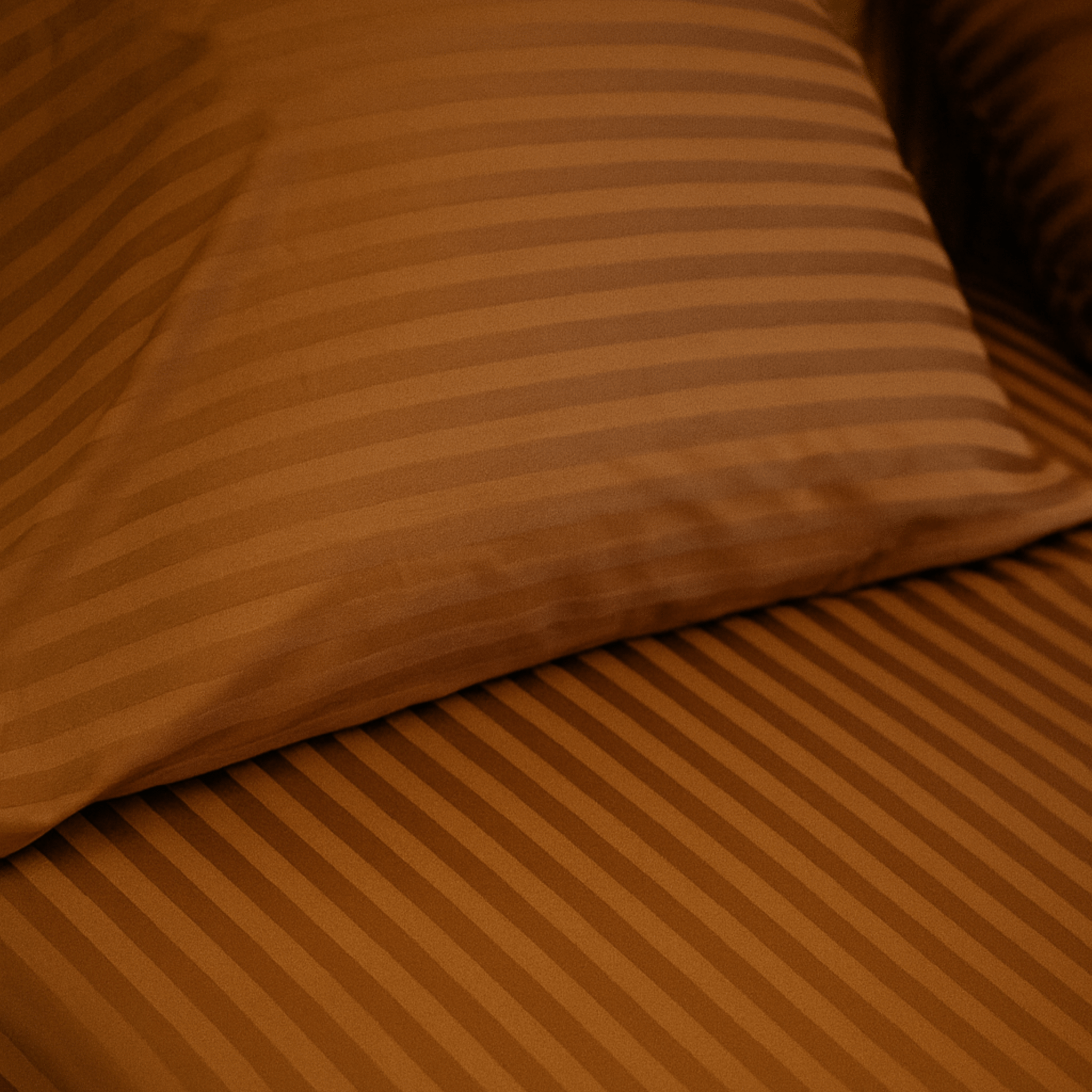 Mocha Stripe Bedding Set - Royal