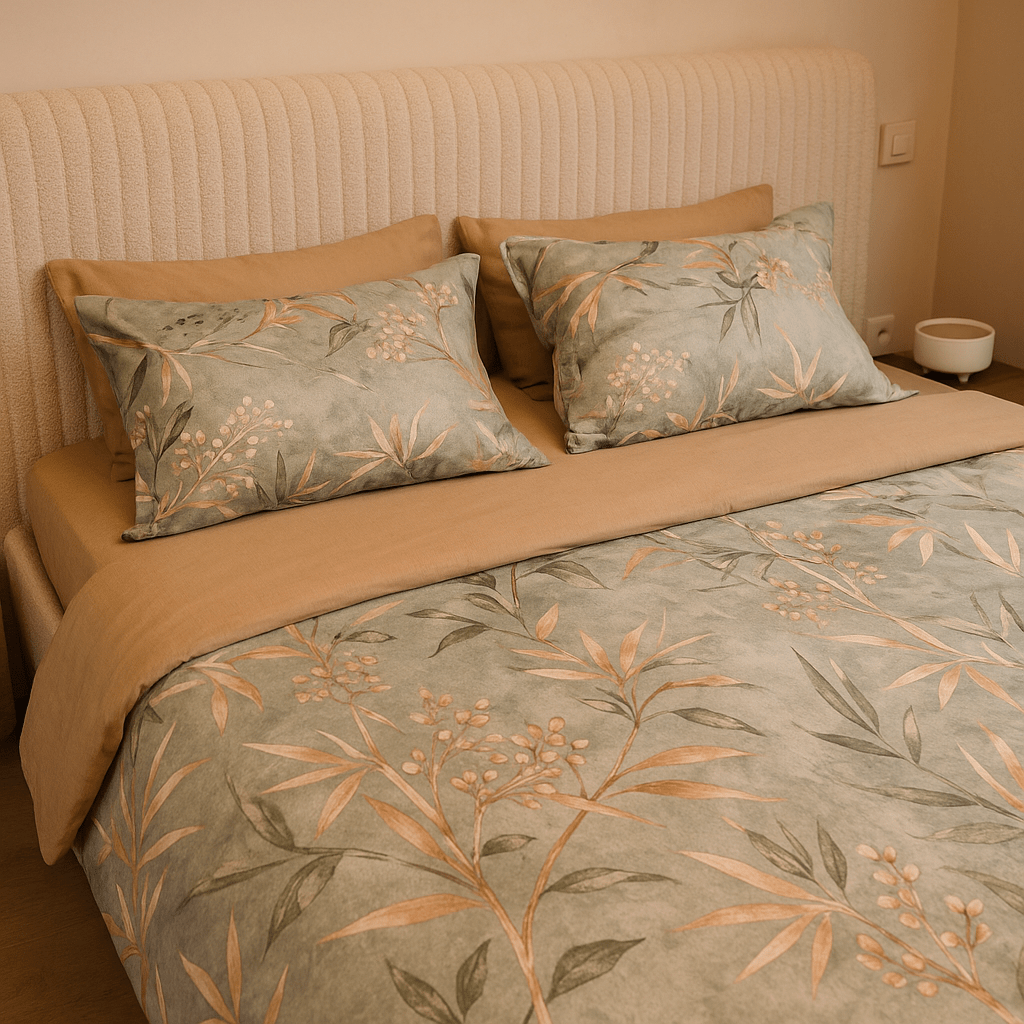 Verdant Bloom Duvet Cover Set - Royal